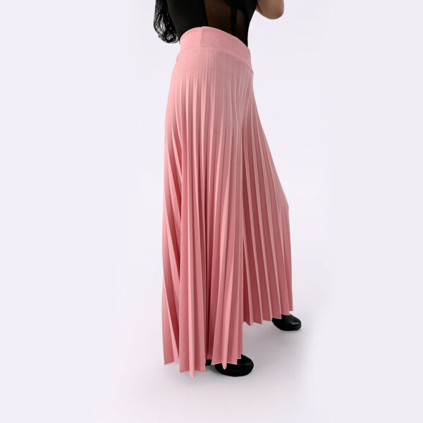 Pantalon Largo Plisado Rosado - Image 3